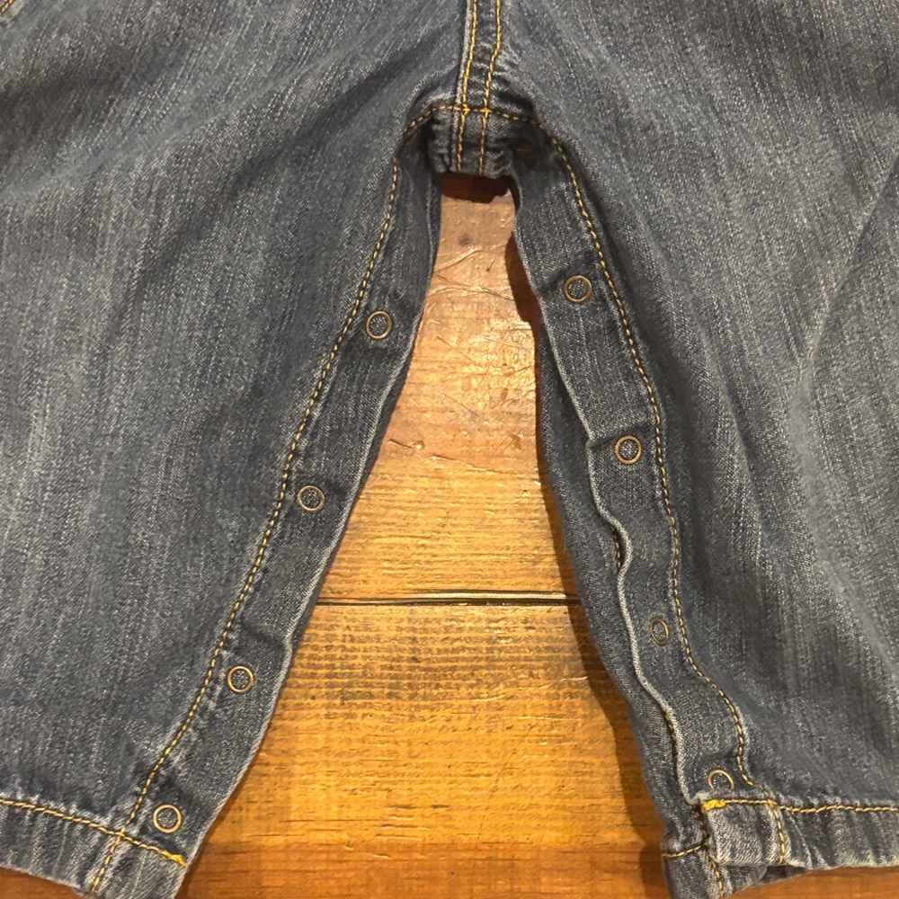 Old Navy Classic Blue Kids Overalls - Picture 3 of 3